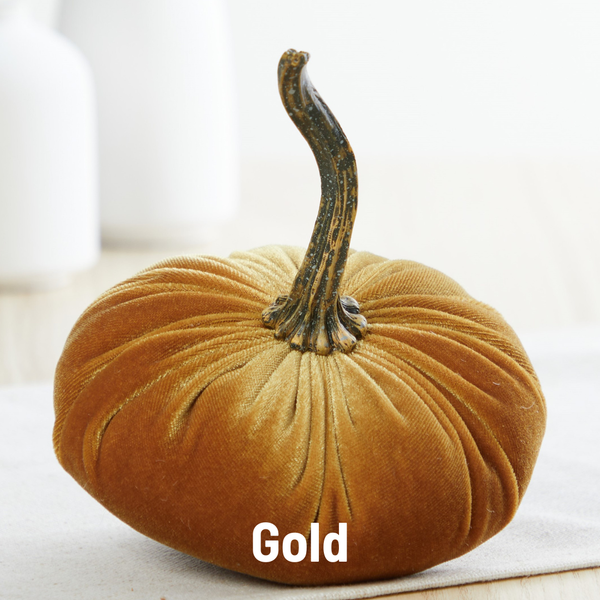 Pumpkin Small Velvet Fall Decor Gift for New Apartment Best: Burgundy