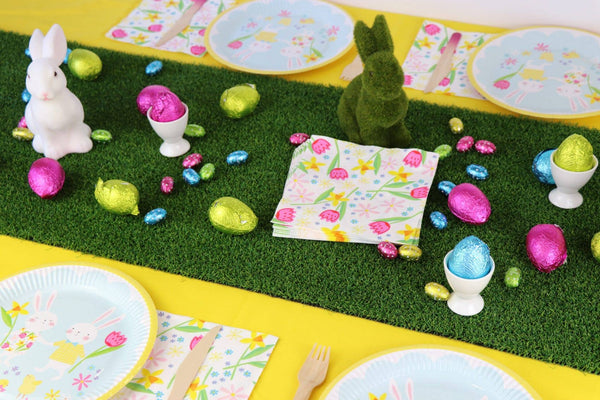 Artificial Grass Table Runner, Easter Décor