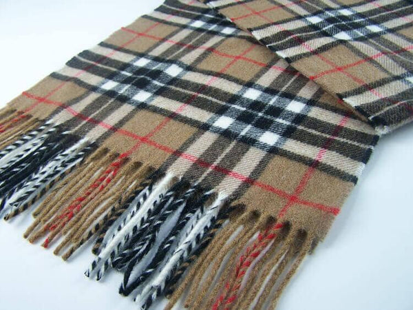 Tartan Camel Thompson Scarf