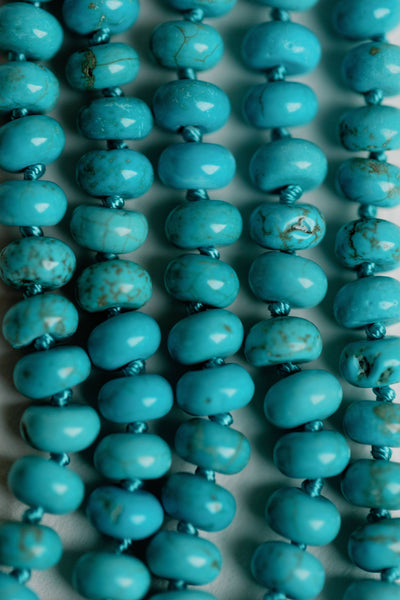 18" Genuine Turquoise Candy Necklace