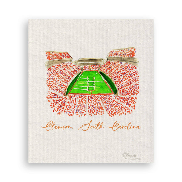 Clemson Football Stadium: Dishtowel / Keep Words / -