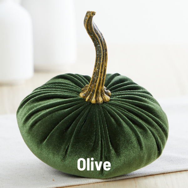 Pumpkin Small Velvet Fall Decor Gift for New Apartment Best: Burgundy