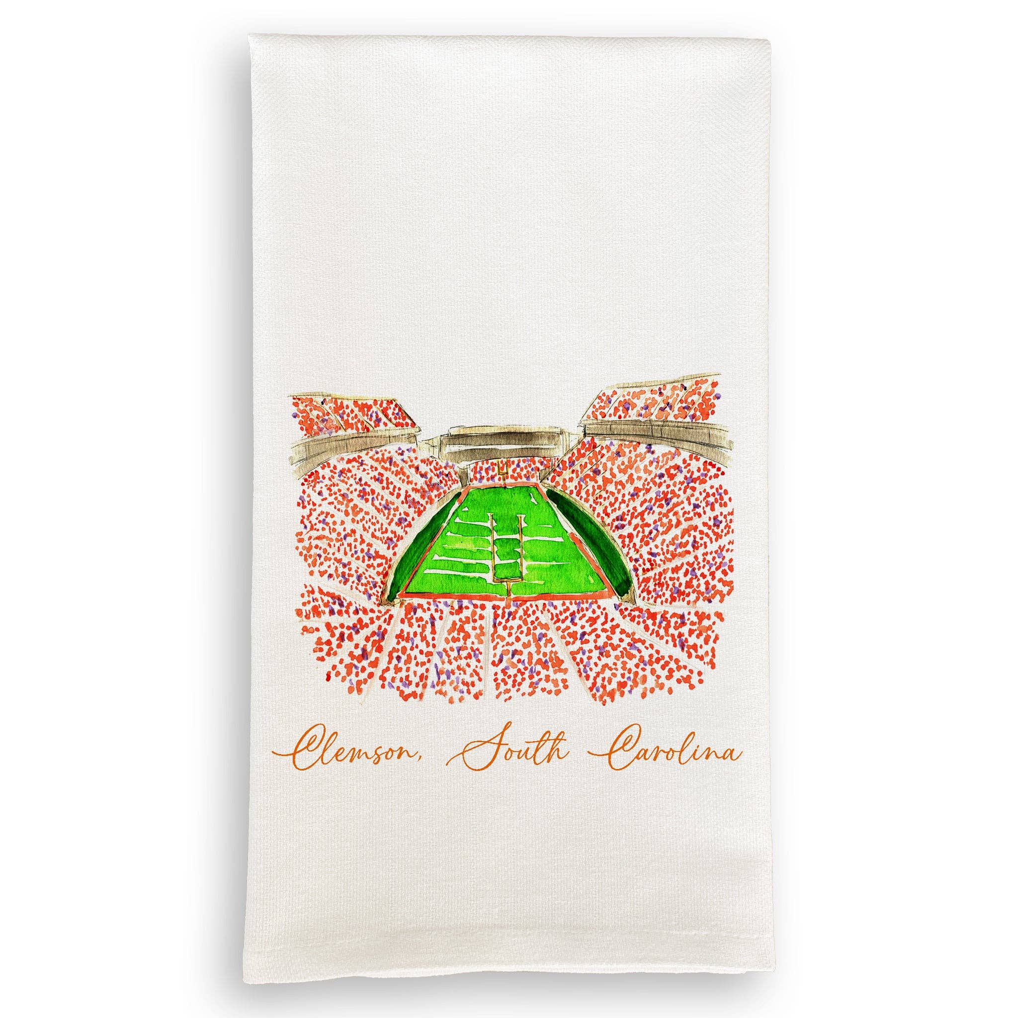 Clemson Football Stadium: Dishtowel / Keep Words / -