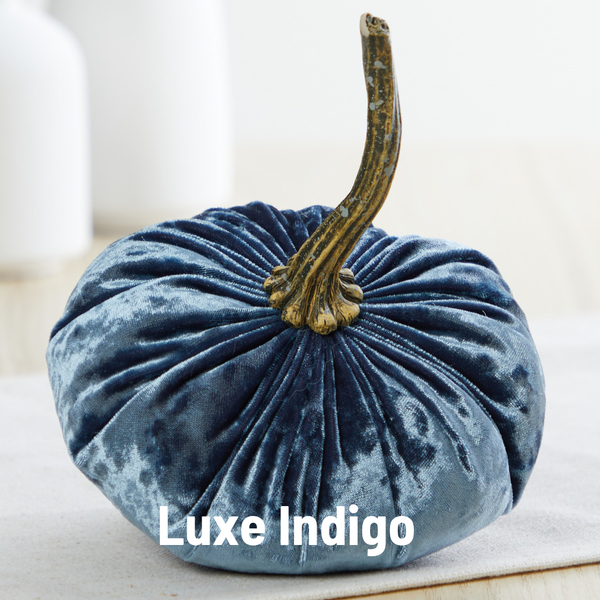 Pumpkin Small Velvet Fall Decor Gift for New Apartment Best: Gold