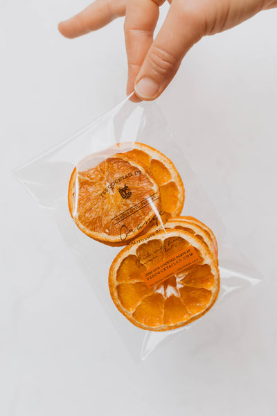 Dehydrated Cocktail Garnishes: Lemon / Stand up gift pouch