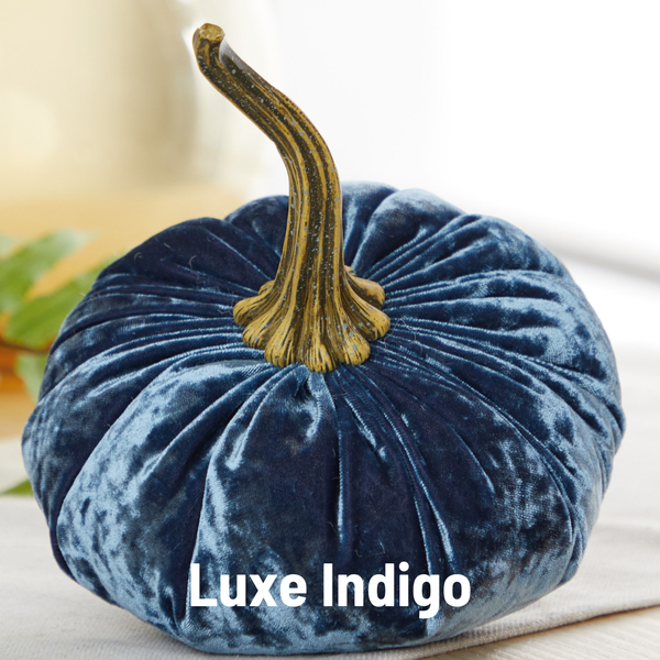 Pumpkin Large Velvet, Fall Decor, Shelf Sitter, Tablescape: Olive