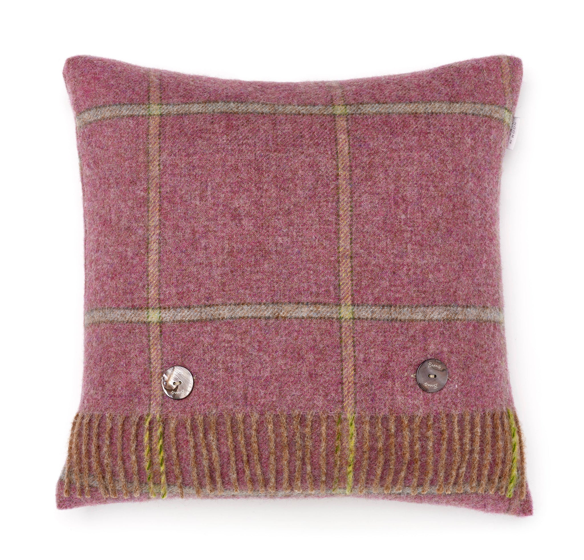 Shetland Quality - Pure New Wool - Pillow - Kingham Heather