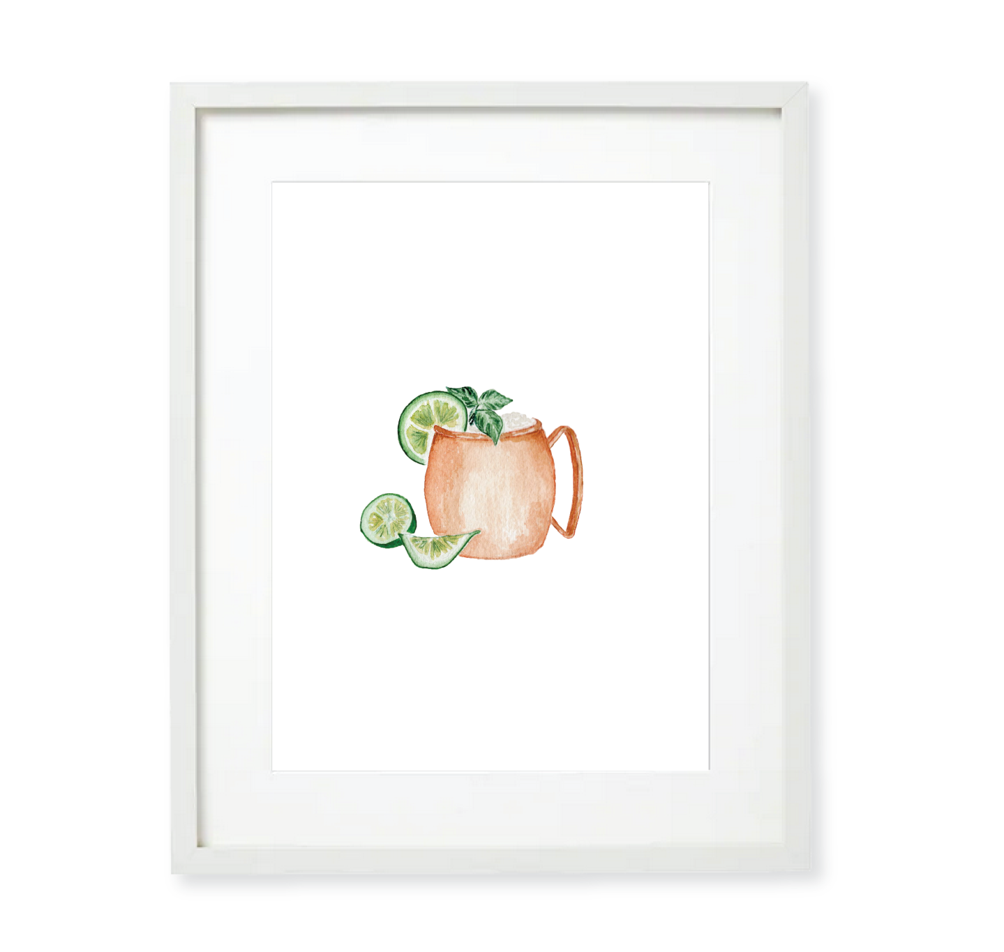 Art Print - Moscow Mule Watercolor