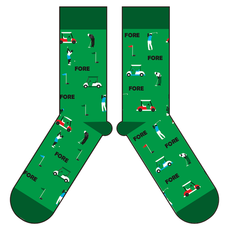 Fore Golf Socks - Golf Gift - Gift For Golfer