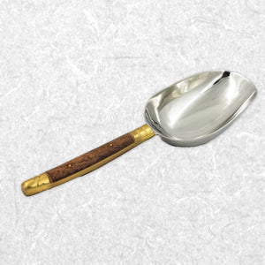 Driftwood & Gold Handle - Ice Scoop
