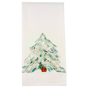 Blue-White Tree Tea Towel