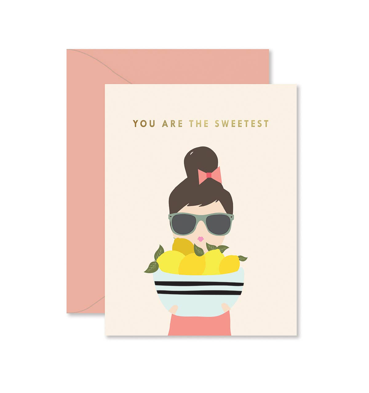 Lemon Lady Greeting Card