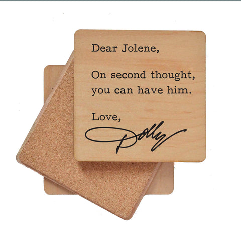 Dear Jolene - Funny Coasters Small Gift