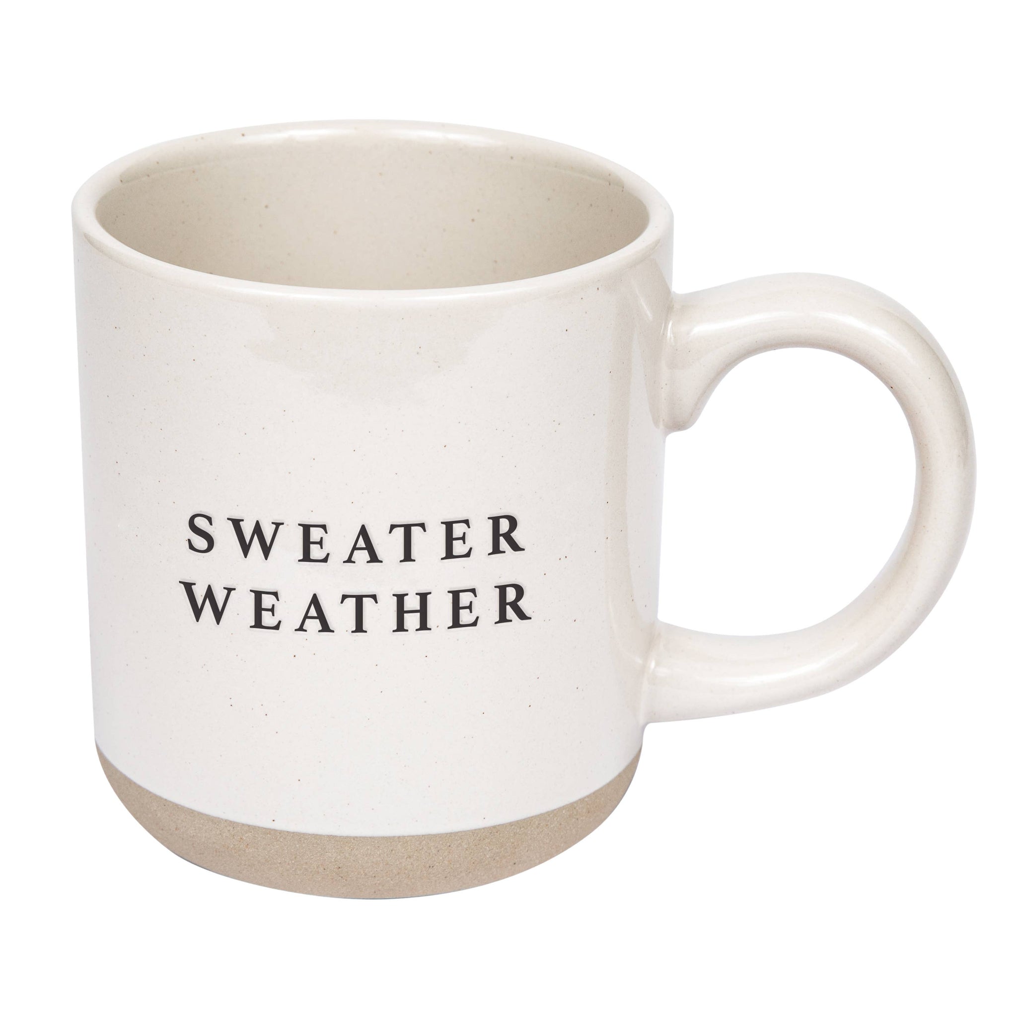 Sweater Weather Stoneware Coffee Mug - Christmas Home Gifts