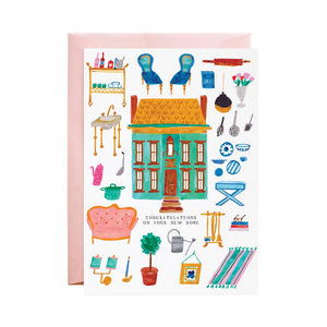 We Bought a Dollhouse! - Greeting Card