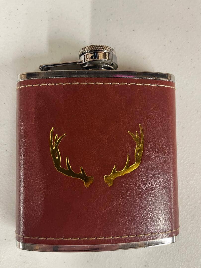 Deer Antler Flask