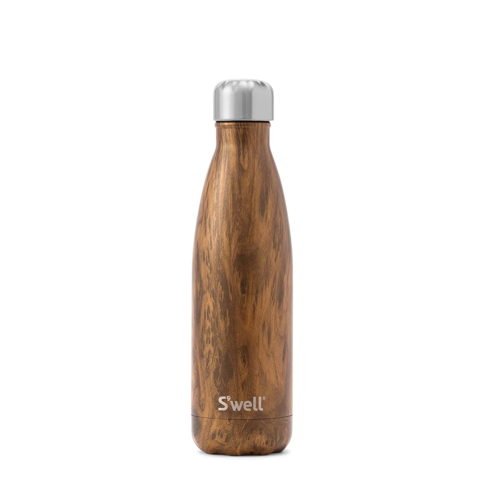 Stainless Steel Water Bottle - Teakwood