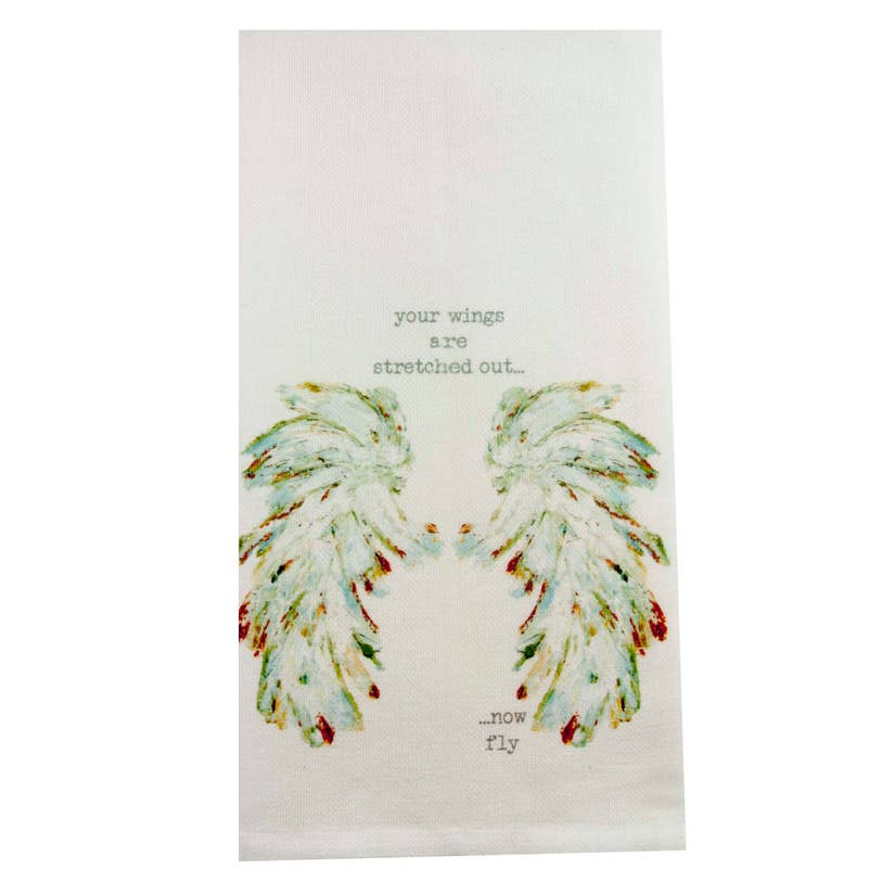 Angel Wings Tea Towel