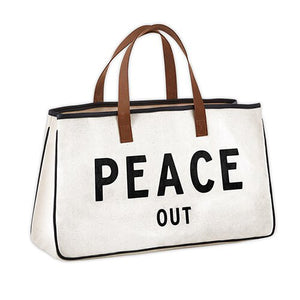 Canvas Tote - PEACE out