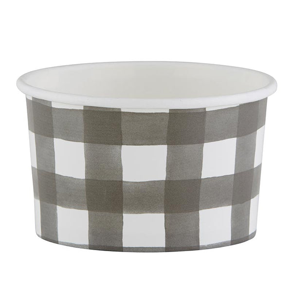 Paper Treat Cups - Buffalo Check