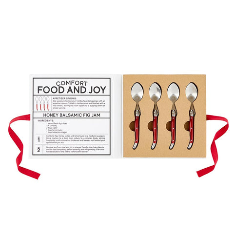 Charcuterie Spoons Gift Set - Red Holiday