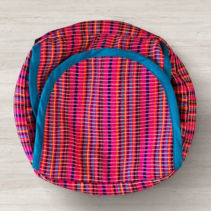 Tortilla/Bread Basket, Pink Lines - 9 Inches