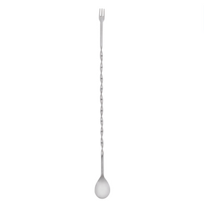 Bar Mixing Spoon with Fork