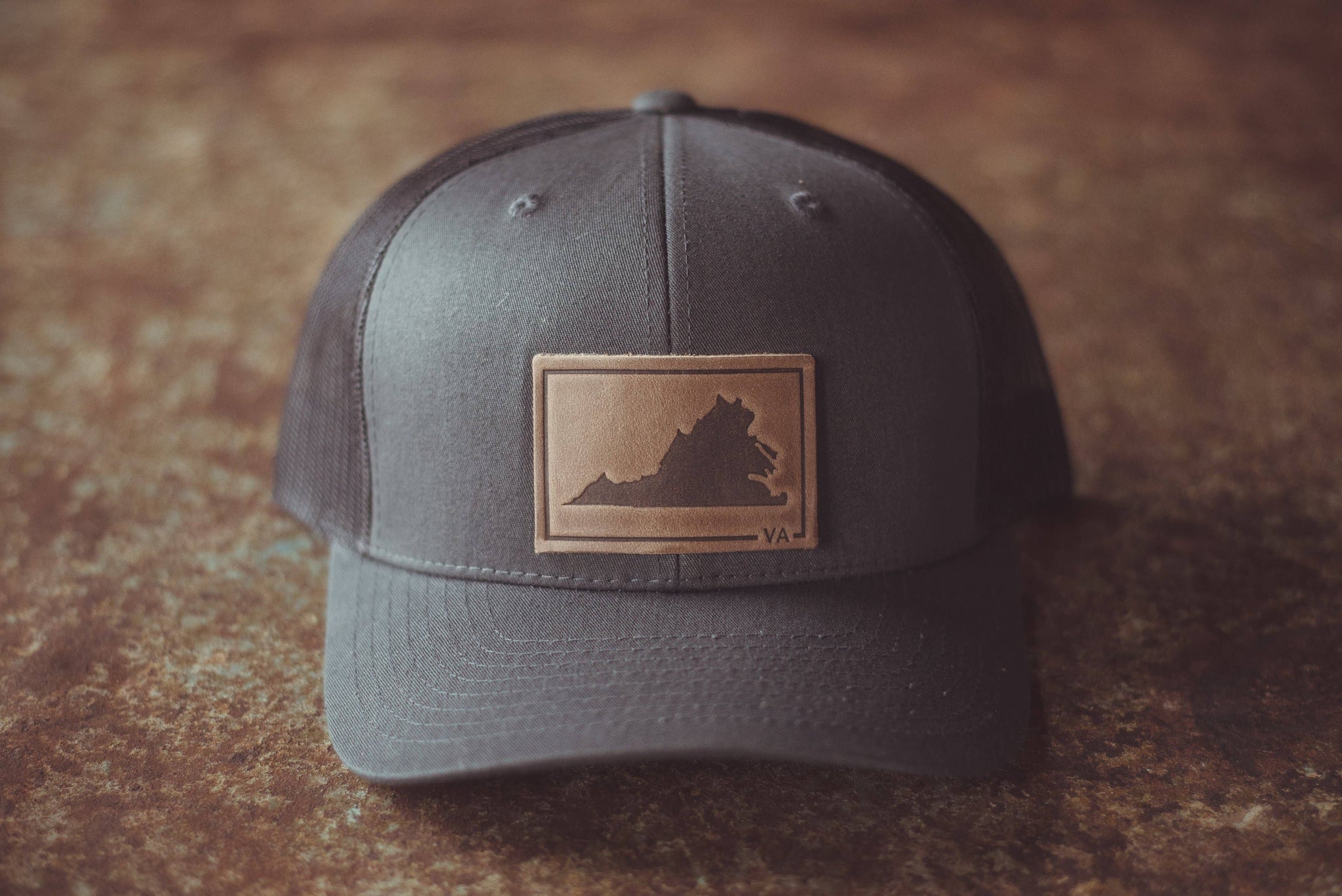 Virginia State Hat - charcoal