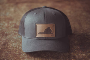 Virginia State Hat - charcoal