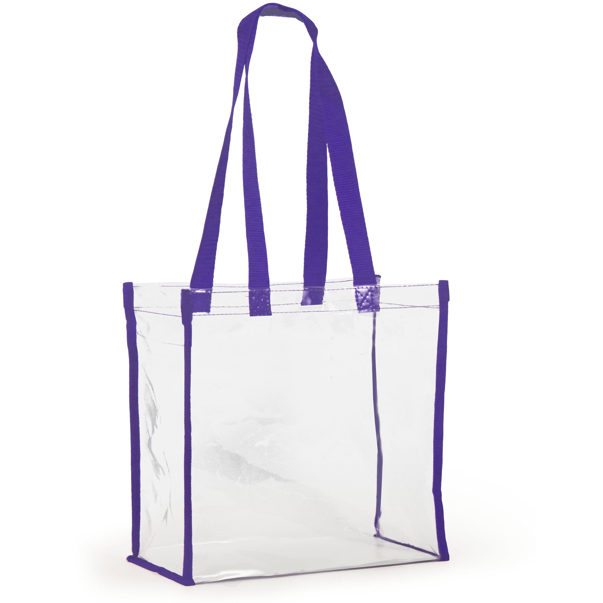 Game Day Clear Stadium Tote - Purple