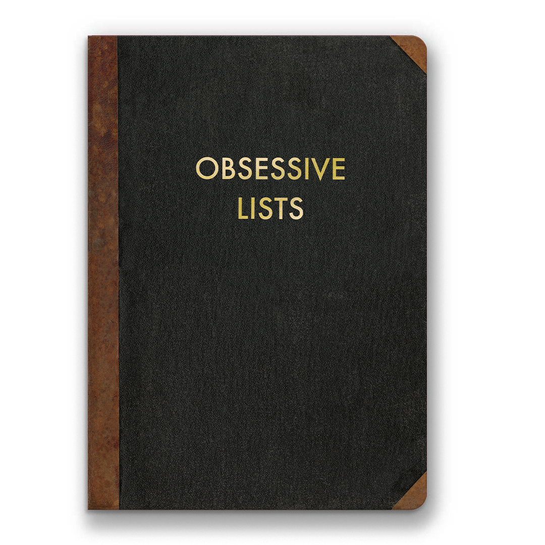 Obsessive Lists Journal - Medium (Ruled)
