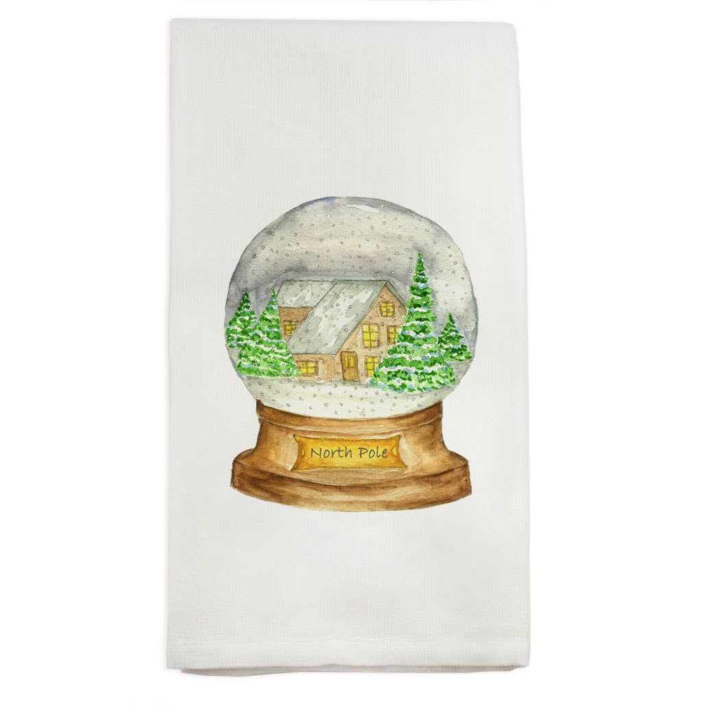 Snow Globe Tea Towel