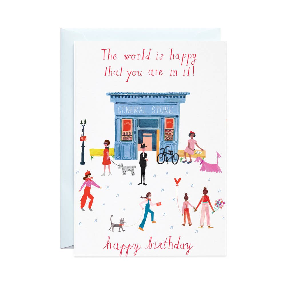 Party on Main Street - Greeting Card
