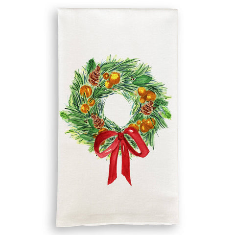 Christmas Wreath: - / Dishtowel