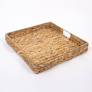Square Tray - Natural Woven