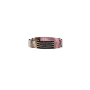 Bracelet - Color Block Luxe Stretch Thin, Blush